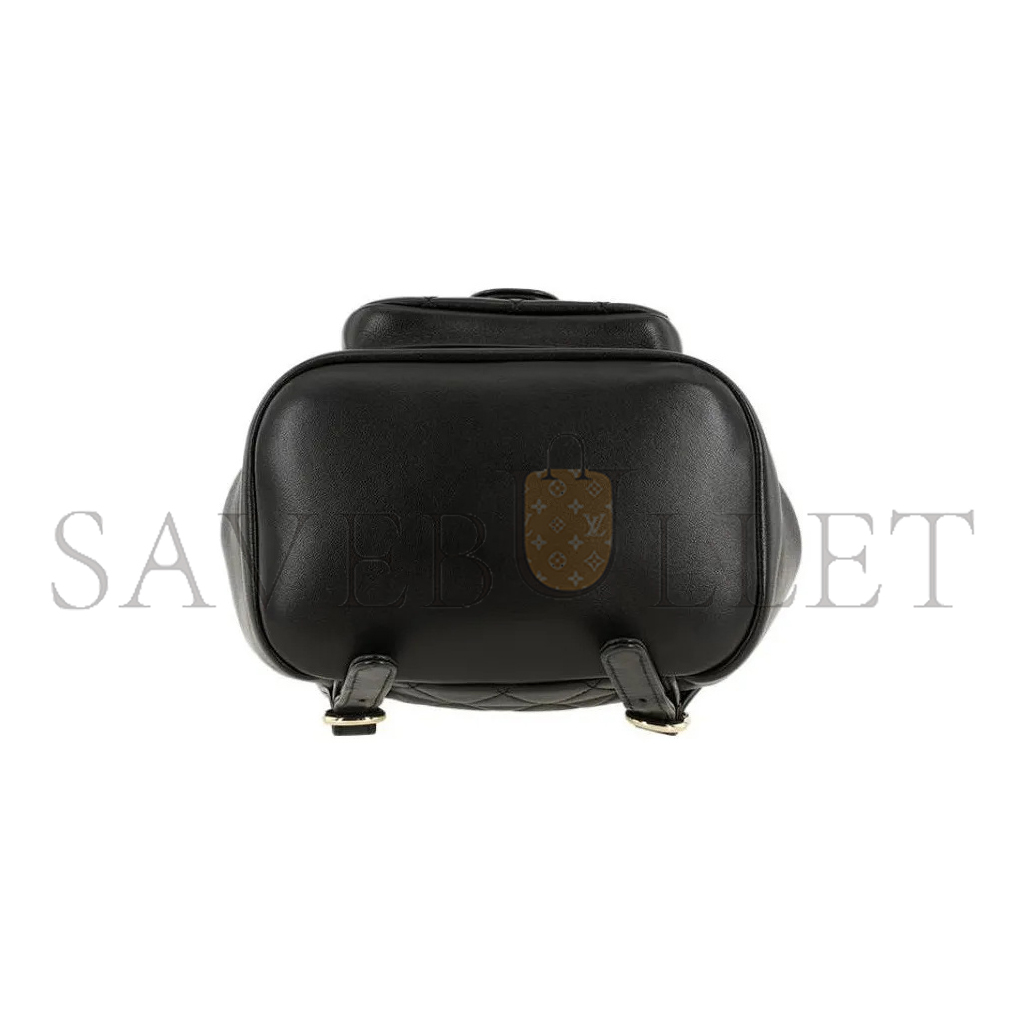 Ch*el master duma sheepskin backpack black (18.5*18*12cm)